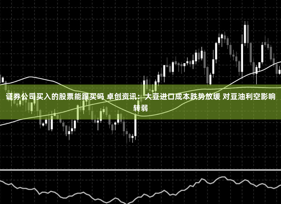 证券公司买入的股票能跟买吗 卓创资讯：大豆进口成本跌势放缓 对豆油利空影响转弱