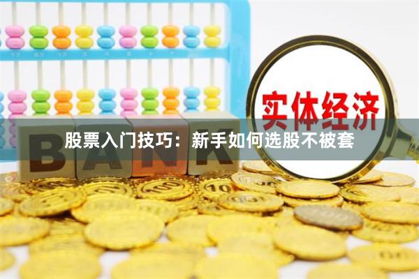 股票入门技巧：新手如何选股不被套