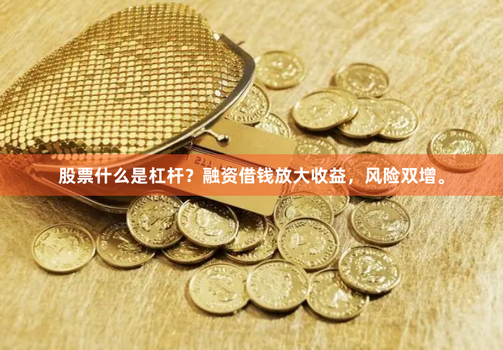 股票什么是杠杆？融资借钱放大收益，风险双增。